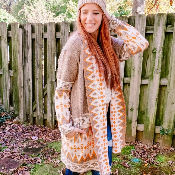 BiBi Aztec cardigan NWT - Picture 5 of 6